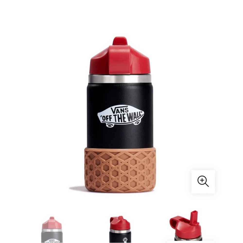 ISO Vans Kids' Black and Red Water Bottle